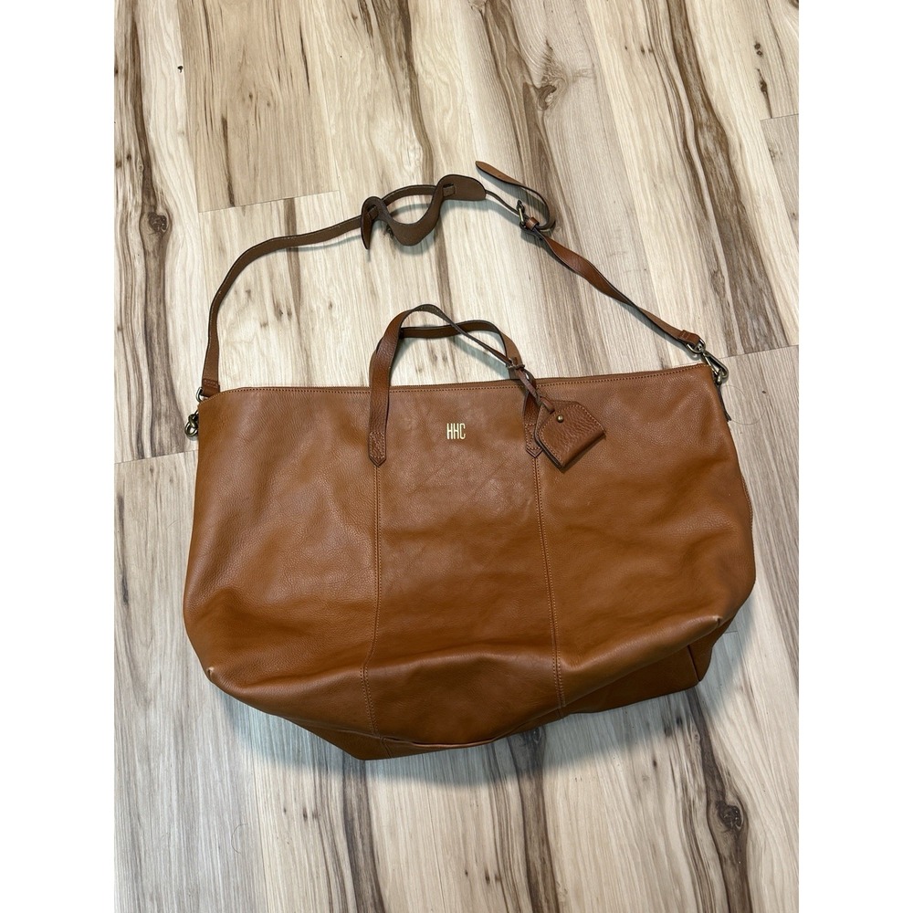 Madewell The Transport Weekender Bag Saddle Brown Leather